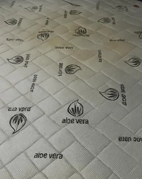 Matelas taché avant nettoyage